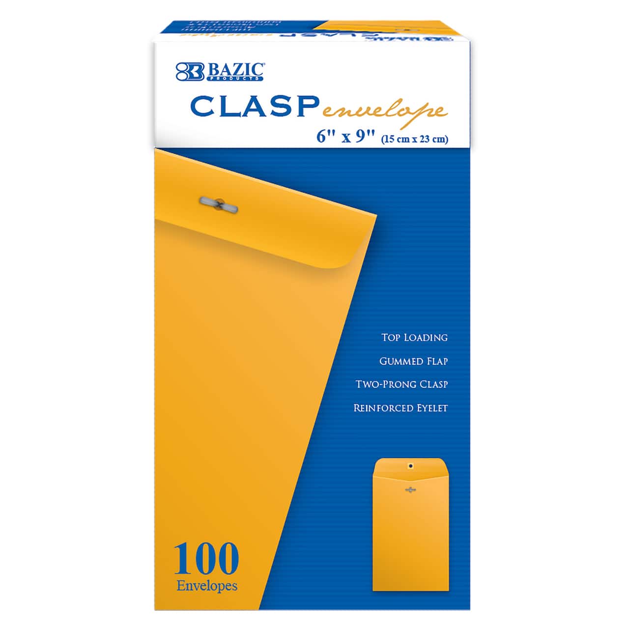 BAZIC&#xAE; Clasp Envelopes, 100ct.